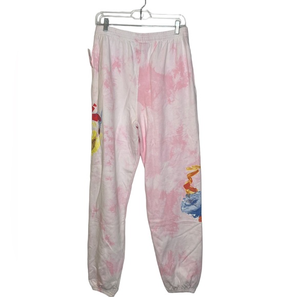 BSR by Samii Ryan & Dessie Jackson pink painted sweatpants - Picture 2 of 7